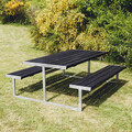 Bord-/bänkset Loke Svart 180 x 177 cm Hortus